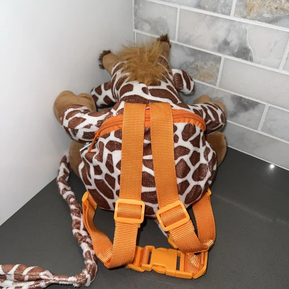 Giraffe Plush Backpack Safety Anti-lost Harness w leash Bag by Animal Planet NEW